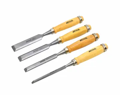 Awtools komplet dletnic z lesenimi ročaji 4 kosov 18.6.2018/24 mm