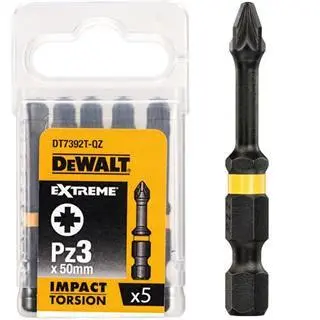 Dewalt udarna konica PZ3x50 5pcs Torzija ekstremnega udarca