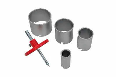 AWTOOLS WOLFRAM OKRODICE / 33-53-68-83MM / SET 6EL.