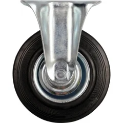 Vorel trdno kolo s črno gumo 200 mm 87307