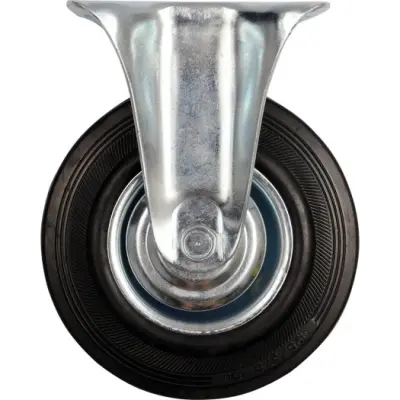 Vorel trdno kolo s črno gumo 160 mm 87305