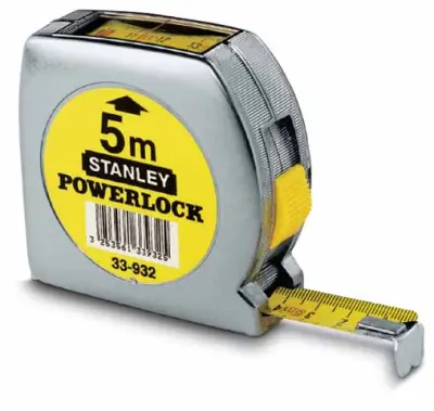 Stanley Miara je bil valjan 5mx19mm - Powerlock Zgornji odčitek