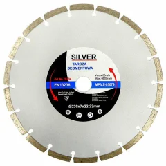 Srebrni diamantni disk 350 x 10 x 25,4/22,2 mm