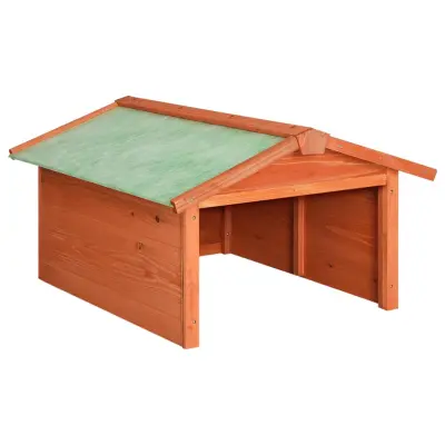 vidaXL Garaža za robotsko kosilnico 72x87x50 cm lesena