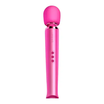 Polnjiv masažni vibrator Le Wand, živo roza