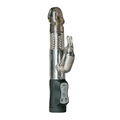 Rabbit vibrator Easytoys, črn