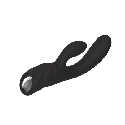 Vibrator Nalone Pure Rabbit, črn