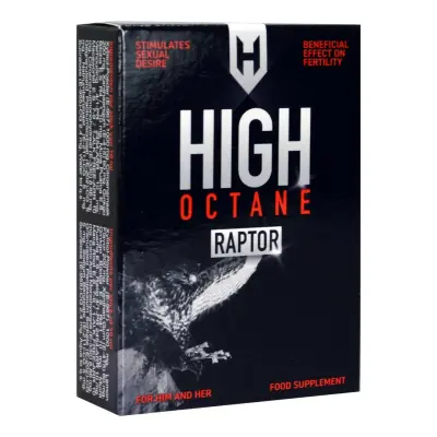 Afrodiziak za pare High Octane Raptor, 5 kom