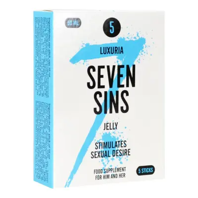 Afrodiziak za pare Seven Sins, 5 kom