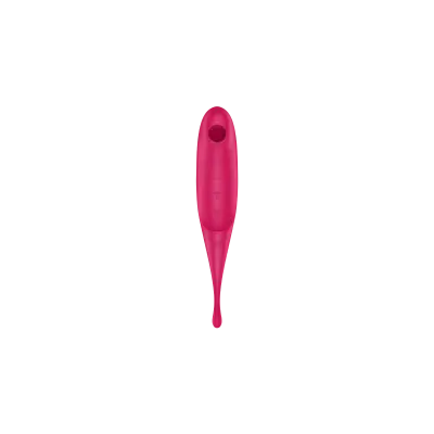 Stimulator klitorisa Satisfyer Twirling Pro, rdeč