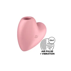 Stimulator klitorisa Satisfyer Cutie Heart, roza