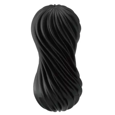 Masturbator Tenga Flex Rocky, črn