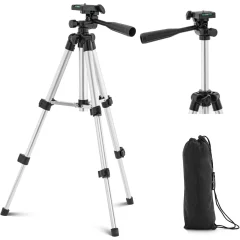 Tripod stojalo za kamero cross laser 27-60 cm 1/4'' navoj