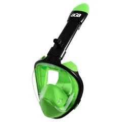 Aga Maska za potapljanje s celim obrazom S/M Black/Green