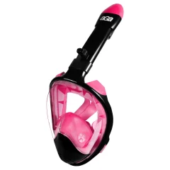 Aga Maska za potapljanje s celim obrazom S/M Black/Pink