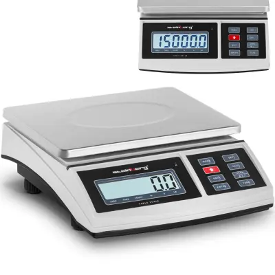 Teža poštnine za LCD pisemske pakete 15 kg / 0,5 g