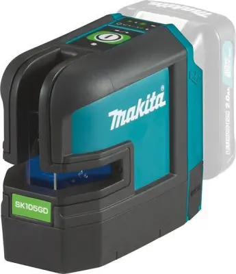 MAKITA Akumulatorski samonivelirni križni laser – zelen SK105GDZ