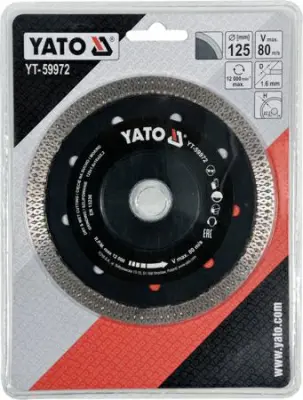 Yato 125 mm diamantni disk za keramiko