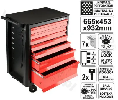 Yato delavnica omara 7 predalov 09000