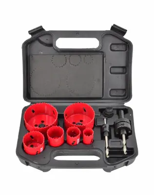 Awtools set bimetalnih holec 8 elementov 22-73 mm