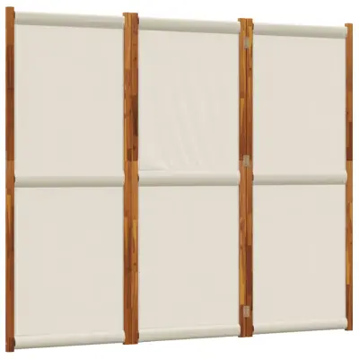 vidaXL Paravan 3-delni svetlo siv 210x180 cm