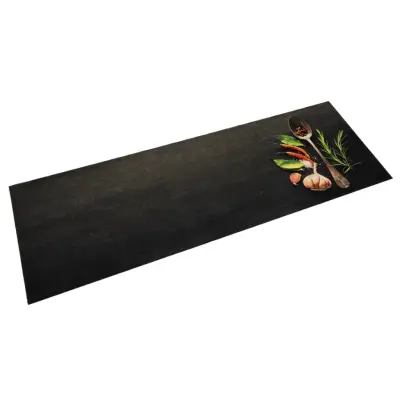 vidaXL Kuhinjska preproga pralna začimbe 60x180 cm žamet