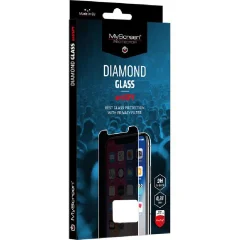 My Screen protector AntiSpy / Privacy ZAŠČITNO KALJENO STEKLO iPhone 15 Pro Max - Edge Full Glue