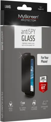 My Screen protector AntiSpy / Privacy ZAŠČITNO KALJENO STEKLO iPhone 13 6.1 / iPhone 13 Pro / iPhone 16e - Edge Full Glue