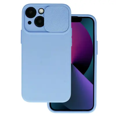 Onasi Lens Cover silikonski ovitek zaščita za Samsung Galaxy S23 Ultra 5G - svetlo moder