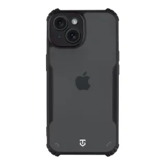 Tactical Quantum silikonski ovitek za iPhone 14 - prozorno črn