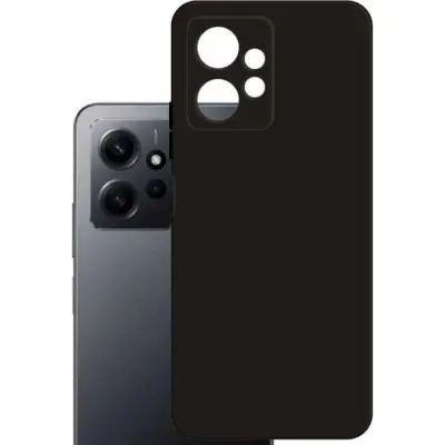 Silikonski ovitek za Xiaomi Redmi 12 4G - mat črn