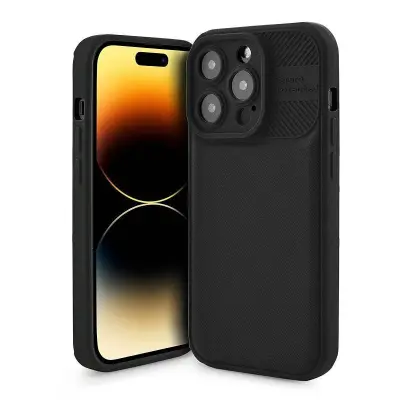 Silikonski ovitek za Xiaomi Redmi 12C - mat carbon črn