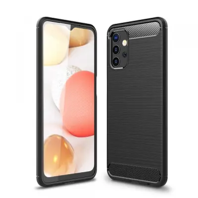 Silikonski ovitek za Samsung Galaxy A54 - mat carbon črn