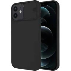 Onasi Lens Cover silikonski ovitek zaščita za iPhone 7 / 8 / SE 2020 - črn