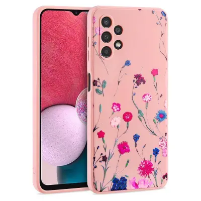 Liquid silikonski ovitek Pomlad za Samsung Galaxy A53  - roza