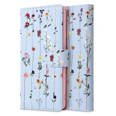 Onasi preklopna torbica Wallet denarnica Fancy Diary Samsung Galaxy A54 - Pomlad modra