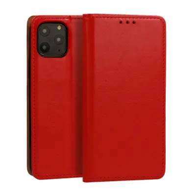 Special usnjena preklopna torbica za Samsung Galaxy A34 - rdeča