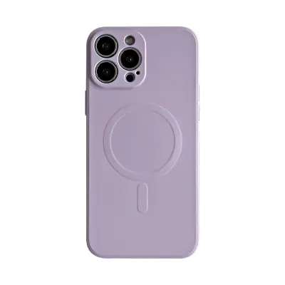 Onasi silikonski ovitek MagSafe za iPhone 14 Plus - mat lila