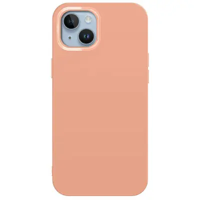 Satin silikonski ovitek za iPhone 11 -  mareličen