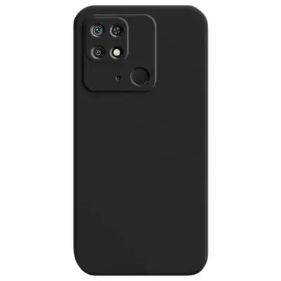 Silikonski ovitek za Xiaomi Redmi 10C - mat črn