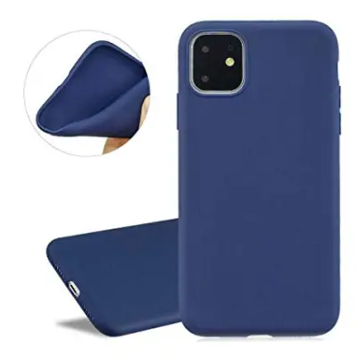 Silikonski ovitek za iPhone 13 Pro - mat moder