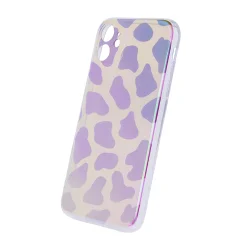 Silikonski ovitek s Hologramom za iPhone 7 / 8 / SE 2020 - pink