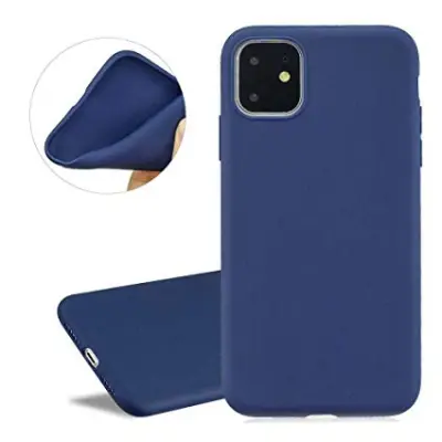 Silikonski ovitek za iPhone 14 Plus 6.7 - mat moder