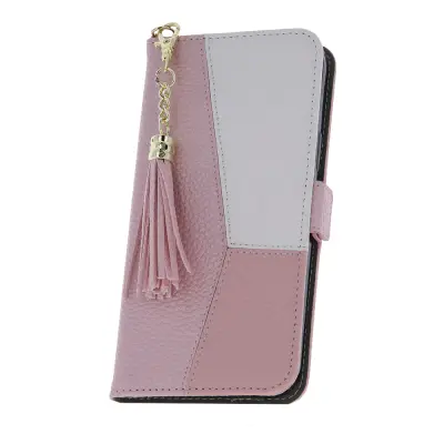 Beauty preklopna torbica za iPhone 14 roza
