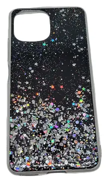 Silikonski ovitek z bleščicami SPARKLE za Samsung Galaxy A13 LTE A135 - črn