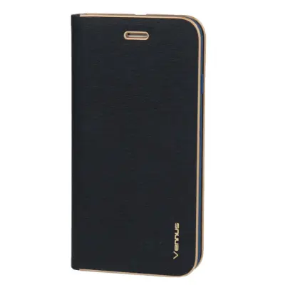 Havana Premium preklopna torbica Samsung Galaxy S22 Plus 5G - modra z zlatim robom