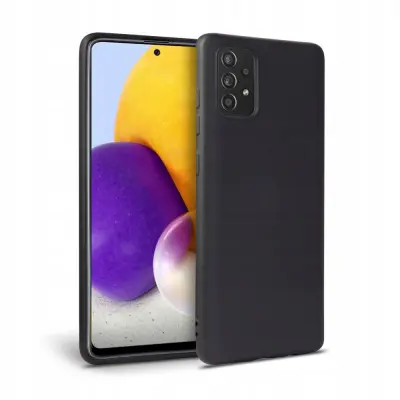 Silikonski ovitek za Samsung Galaxy A73 5G - mat črn
