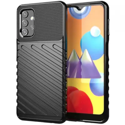 Silikonski ovitek Thunder Armor za Samsung Galaxy A53 - črn