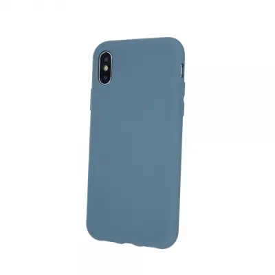 Silikonski ovitek za iPhone 11 - mat sivo moder