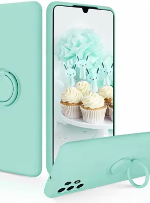 Silikonski ovitek Liquid Ring za Samsung Galaxy A33 5G A336 - mint